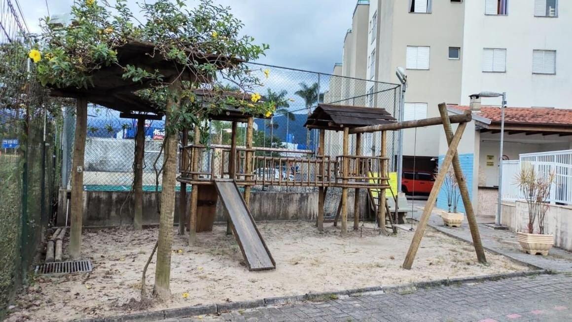 Apartamento Com Piscina Churrasqueira Em Ubatuba Appartement Buitenkant foto